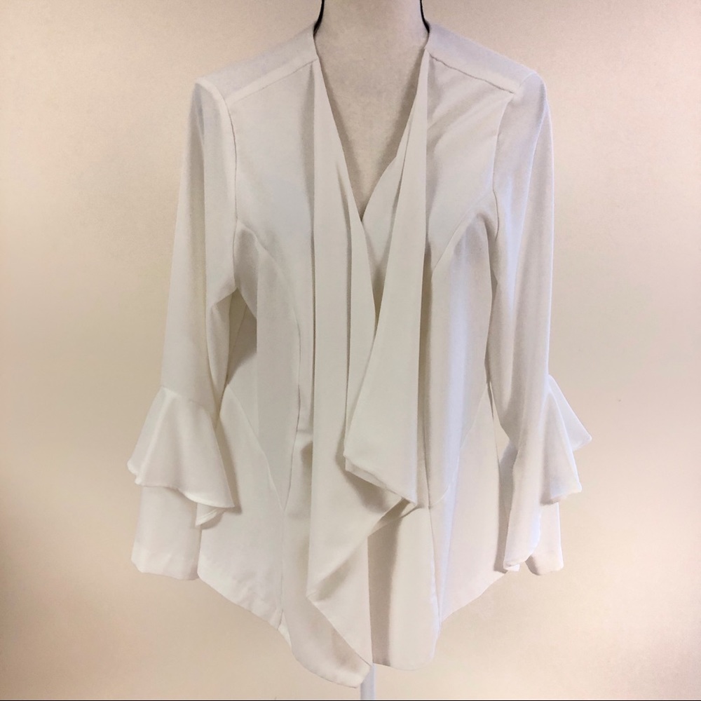 🌵Boutique 0x plus size ruffle blazer cardigan